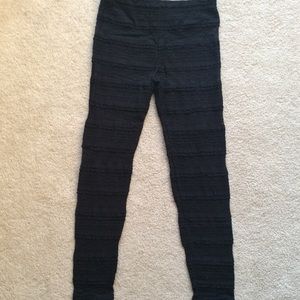 Free People black lace leggings